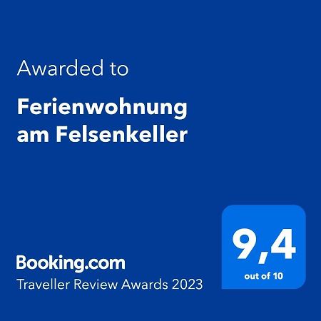Ferienwohnung Am Felsenkeller Ebrach Dış mekan fotoğraf